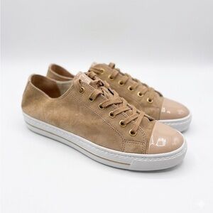 Paul Green Sophie Sneaker Sahara Dakar Suede Leather Sz 11